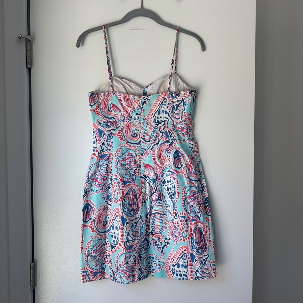 Lilly Pulitzer Mini Dress -Shell Pattern - Size 6 - Picture 3 of 6